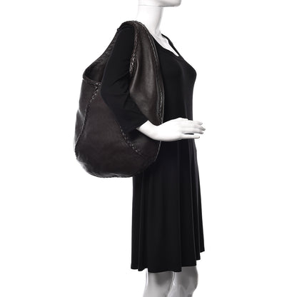 Bottega Veneta Cervo Deerskin Large Hobo Ebano 2 of 10