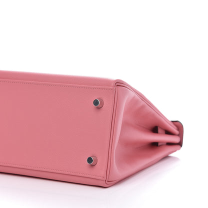 Hermes Evercolor Verso Kelly Retourne 28 Rose D'Ete Cobalt 7 of 15
