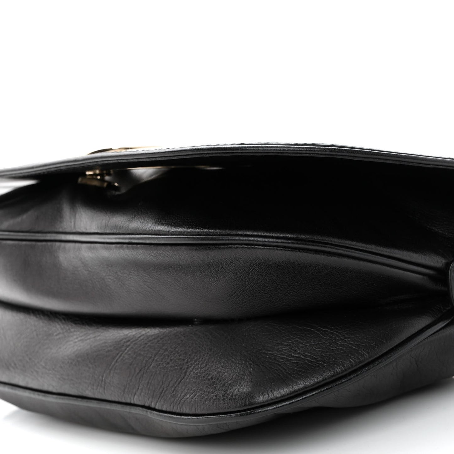 Calfskin Small Britt Shoulder Bag Black