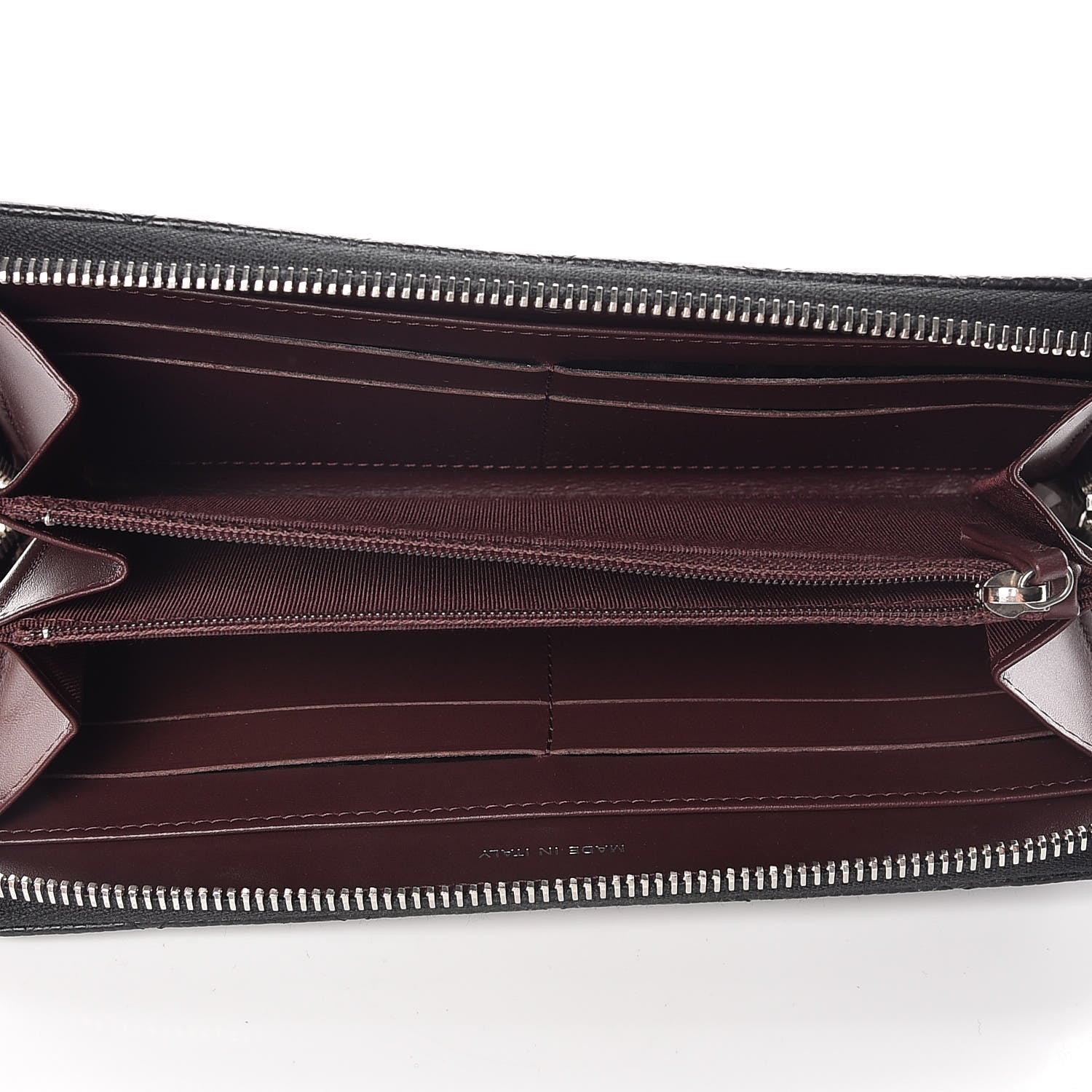 Chanel Caviar Quilted Large Gusset Zip Around Wallet Black 5 of 10