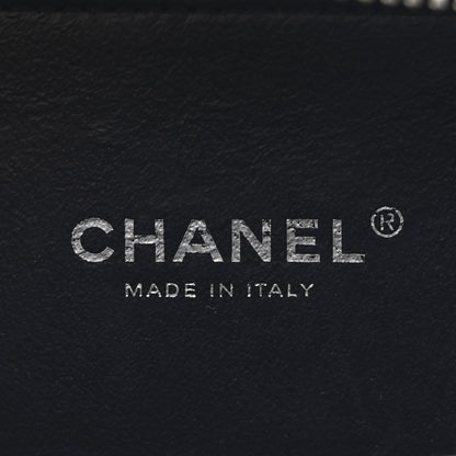 Chanel Iridescent Caviar Quilted Small CC Filigree Vanity Case Dark Turquoise 6 of 11