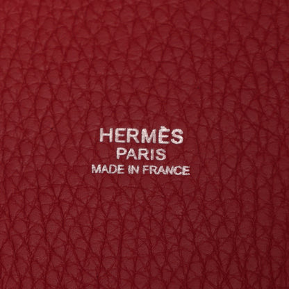 Hermes Taurillon Clemence Picotin Lock 18 PM Rubis 6 of 14