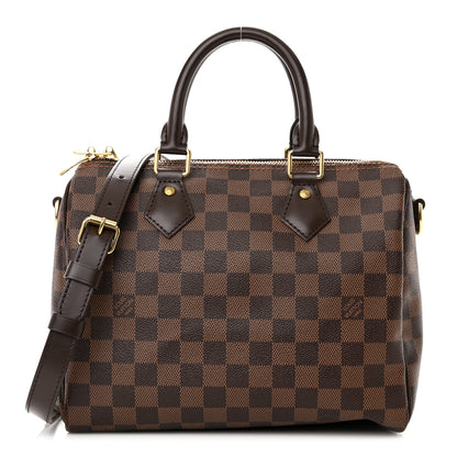 Louis Vuitton Damier Ebene Speedy Bandouliere 25 1 of 9