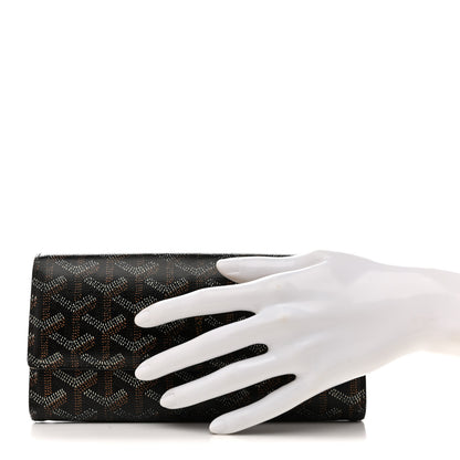 Goyard Goyardine Varenne Long Wallet Black 2 of 12