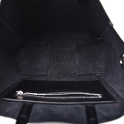 Celine Grained Calfskin Small Vertical Cabas Black 5 of 8