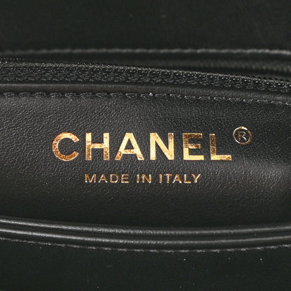 Chanel Lambskin Quilted Small Trendy CC Dual Handle Flap Bag Black 6 of 12