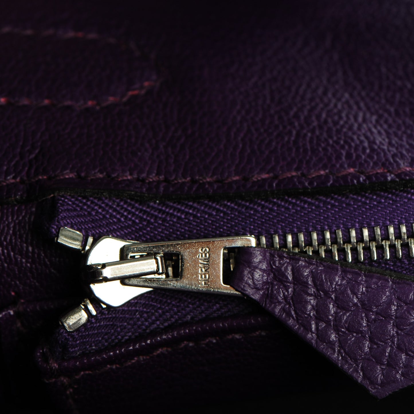 Taurillon Clemence Birkin 30 Ultraviolet