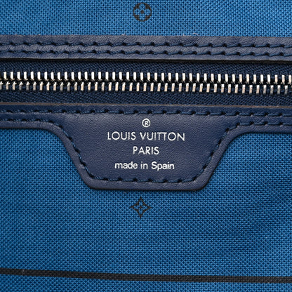 Louis Vuitton Monogram Escale Neverfull MM Blue 6 of 11