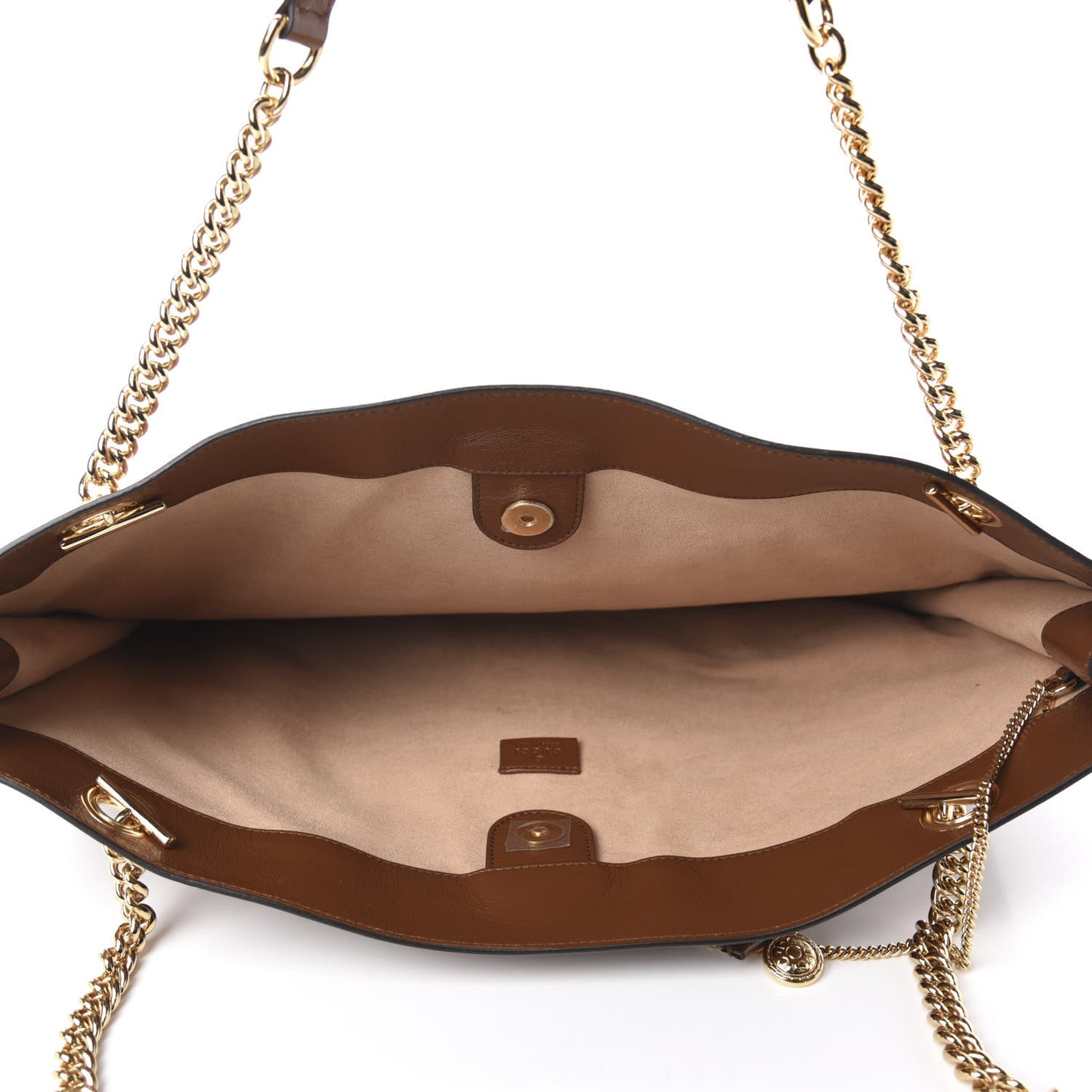 Calfskin Large Rajah Chain Tote Cuir