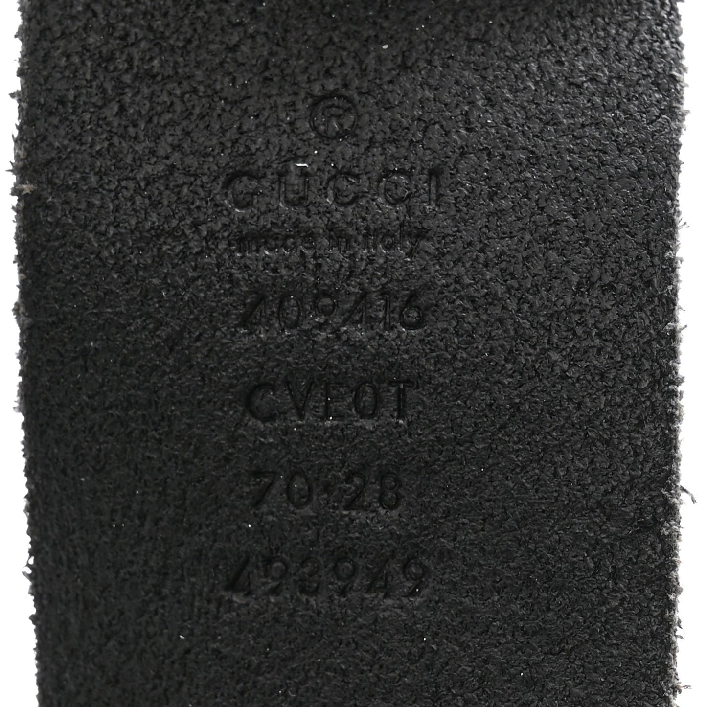 Faded Calfskin Double G 40mm Belt 70/28 Black