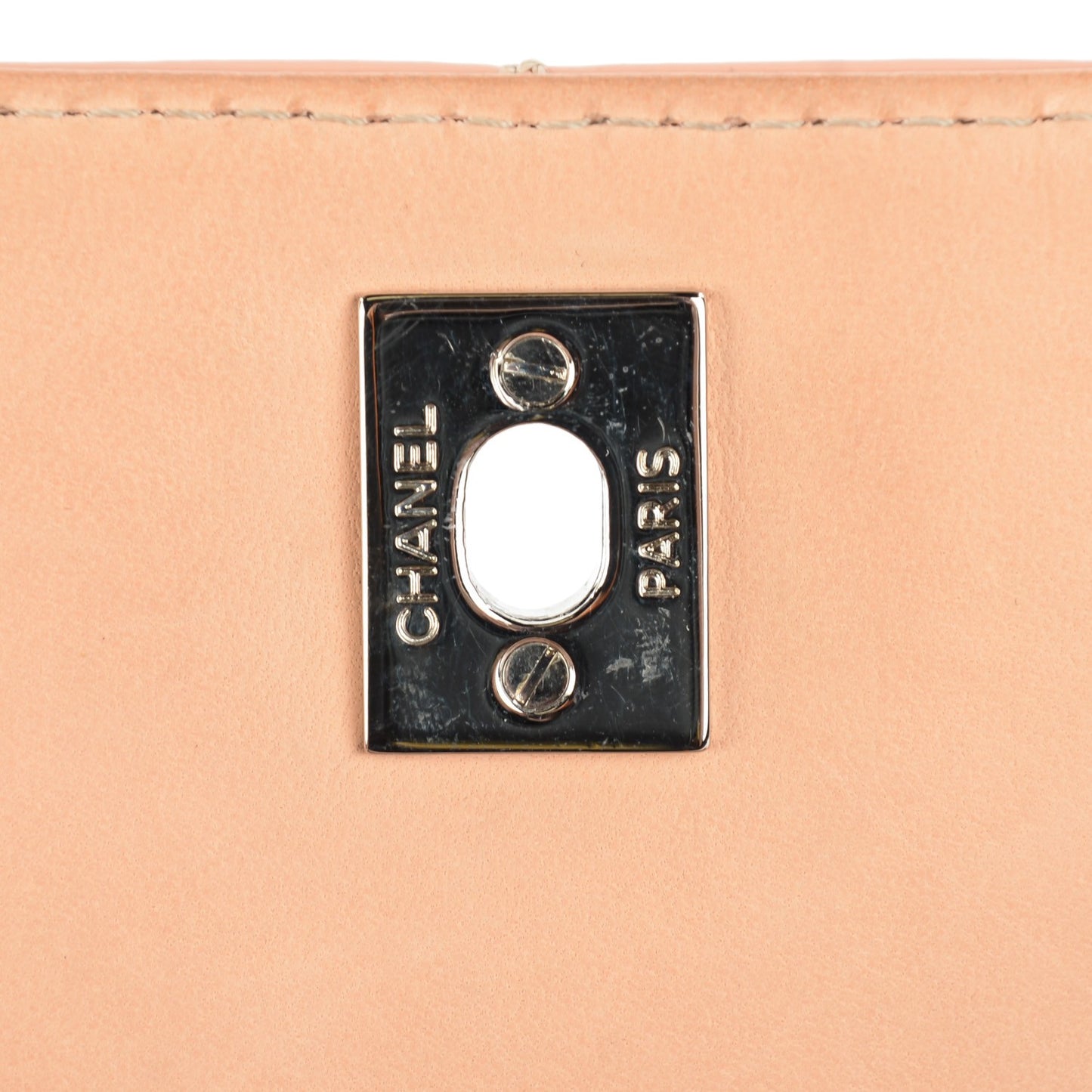 Vinyl Quilted In The Business Flap Bag Pink