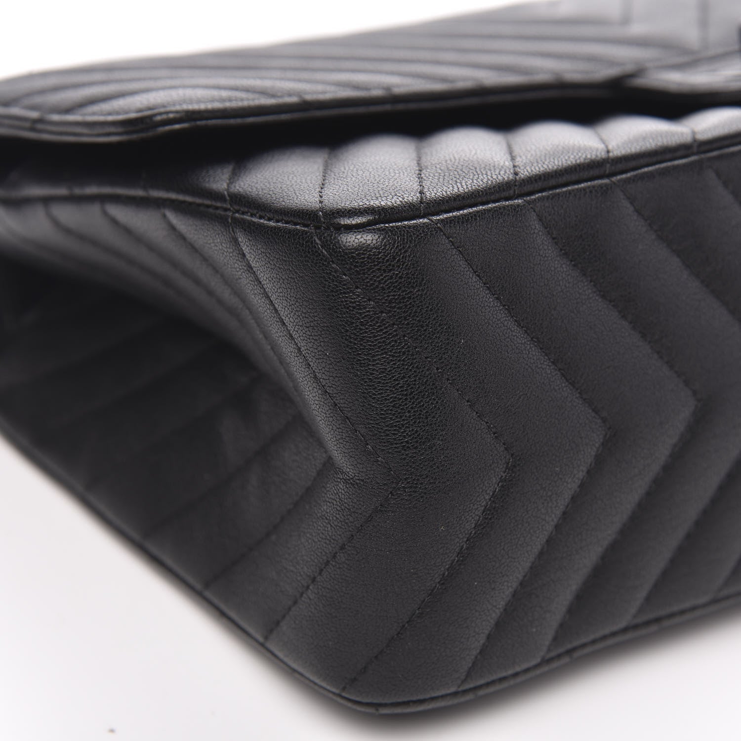 Chanel Sheepskin Chevron Quilted 2.55 Reissue 226 Flap So Black 8 of 14
