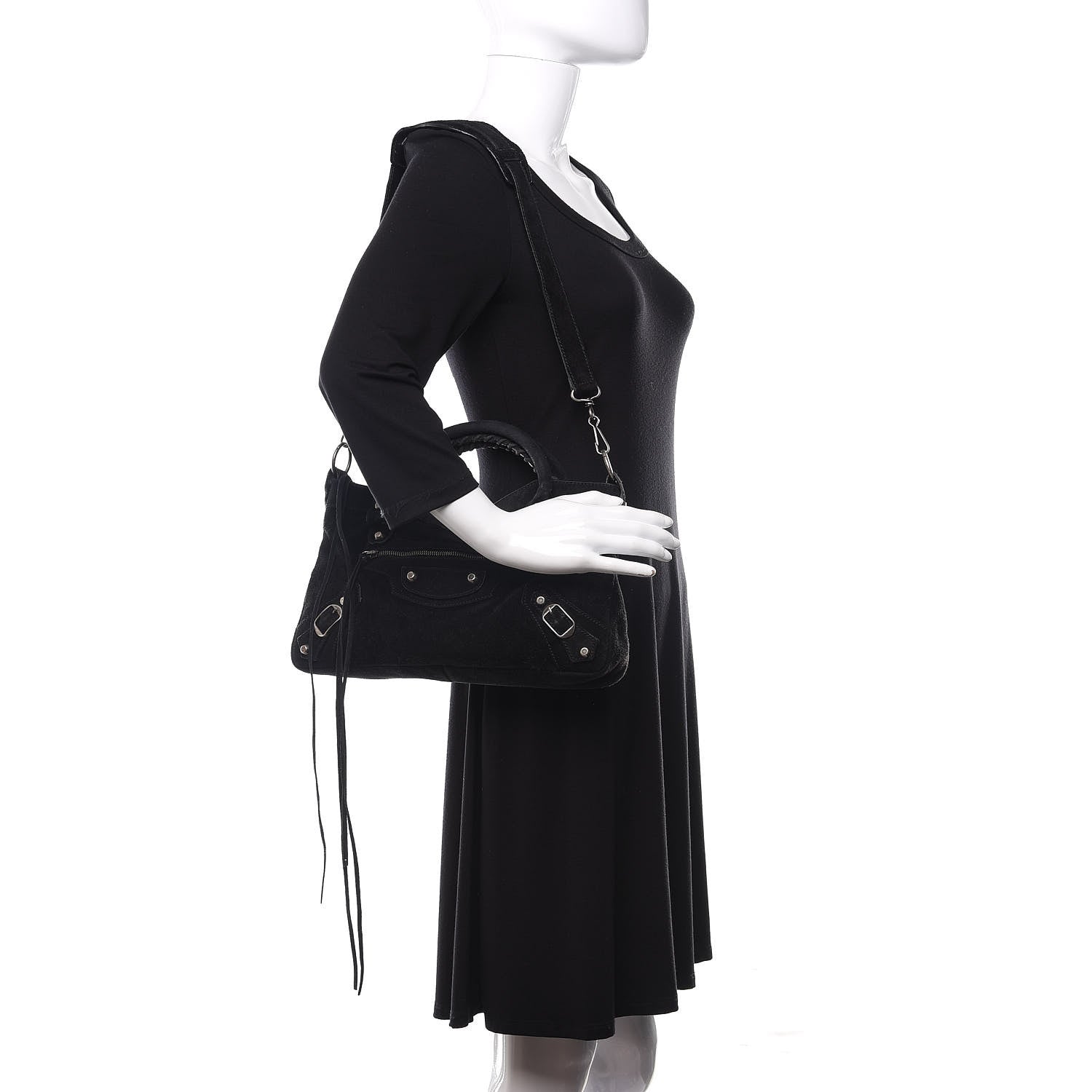 Balenciaga Baby Daim Suede Classic Hardware First Black 2 of 11