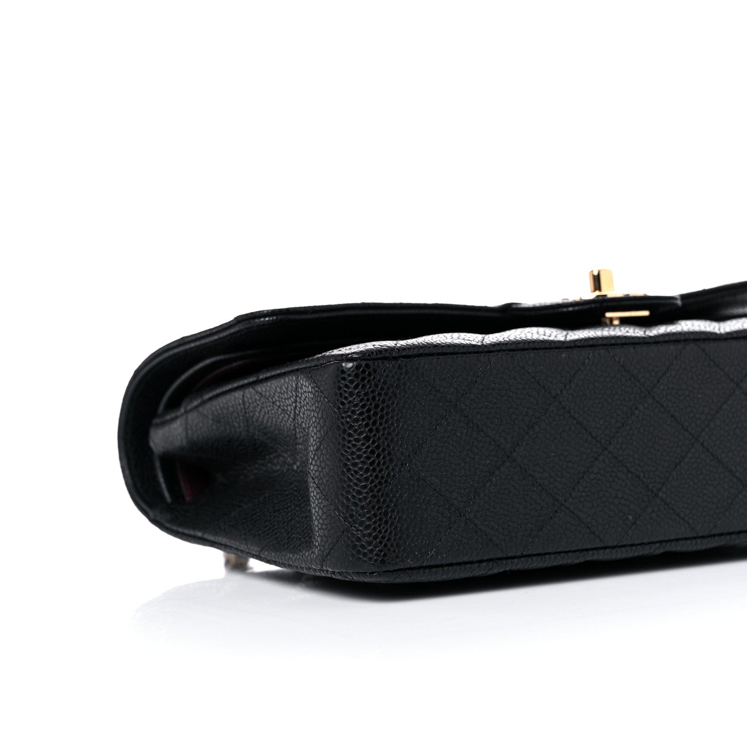 Chanel Caviar Quilted Medium Double Flap Black 8 of 10