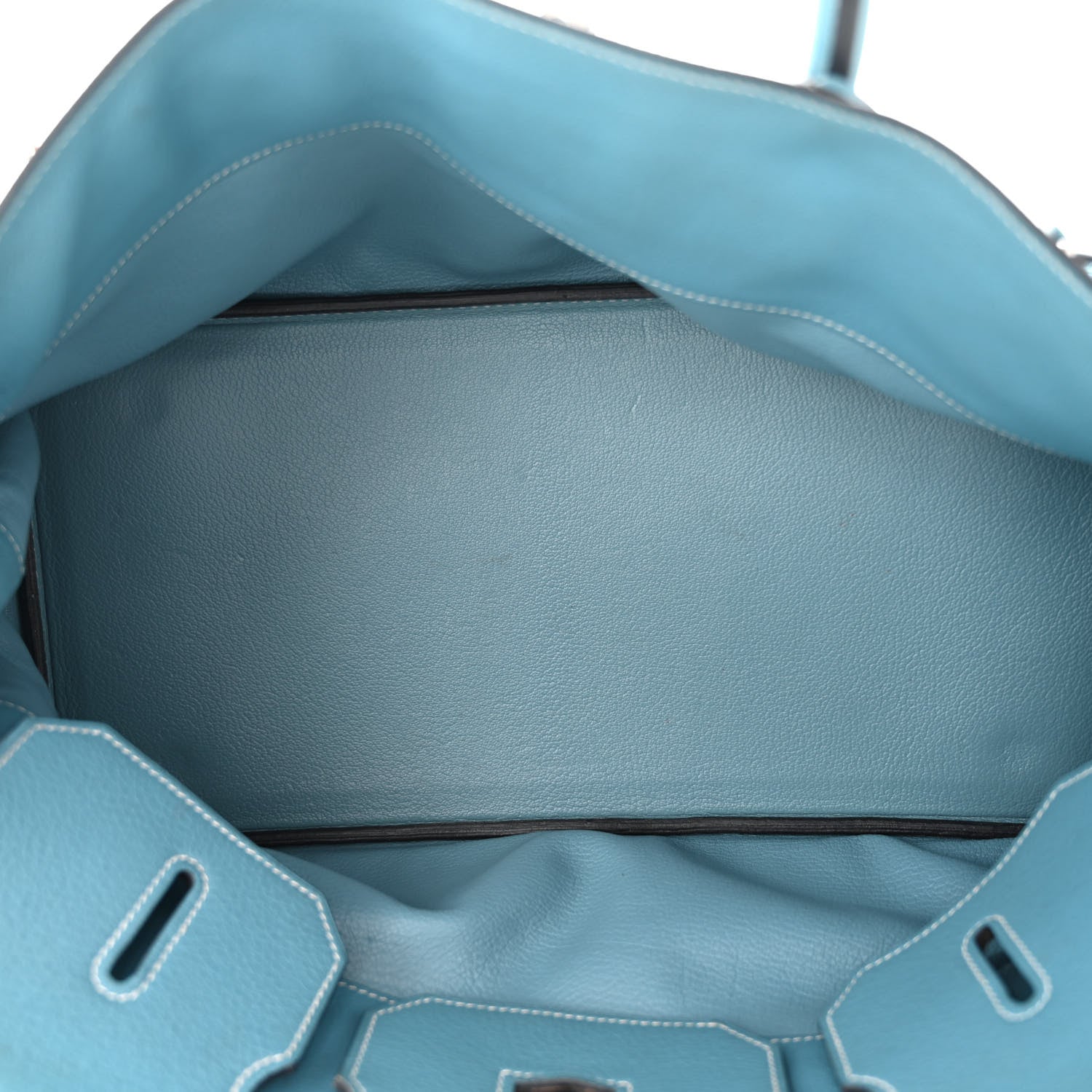 Hermes Taurillon Clemence JPG Birkin 42 Blue Jean 5 of 10