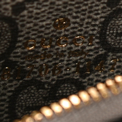 Gucci X BALENCIAGA GG Supreme Monogram Card Case With Strap Beige Ebony 6 of 10