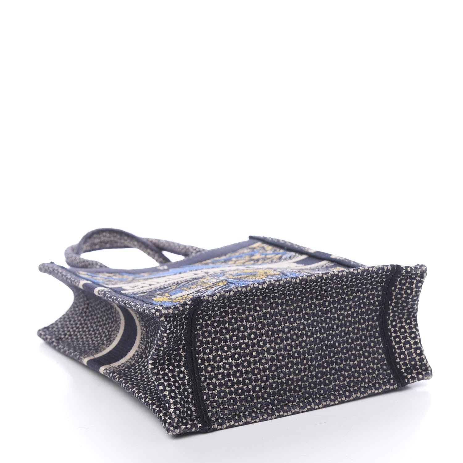 Christian Dior Canvas Embroidered Vertical L'Etoile Book Tote 4 of 11