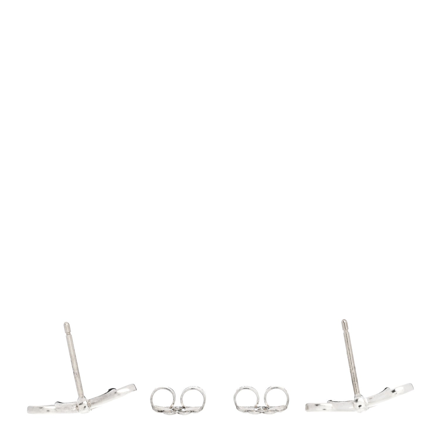 Tiffany Sterling Silver Bow Earrings 3 of 6