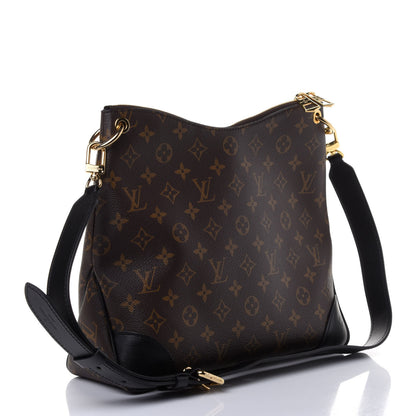 Louis Vuitton Monogram Odeon MM Black 2 of 4