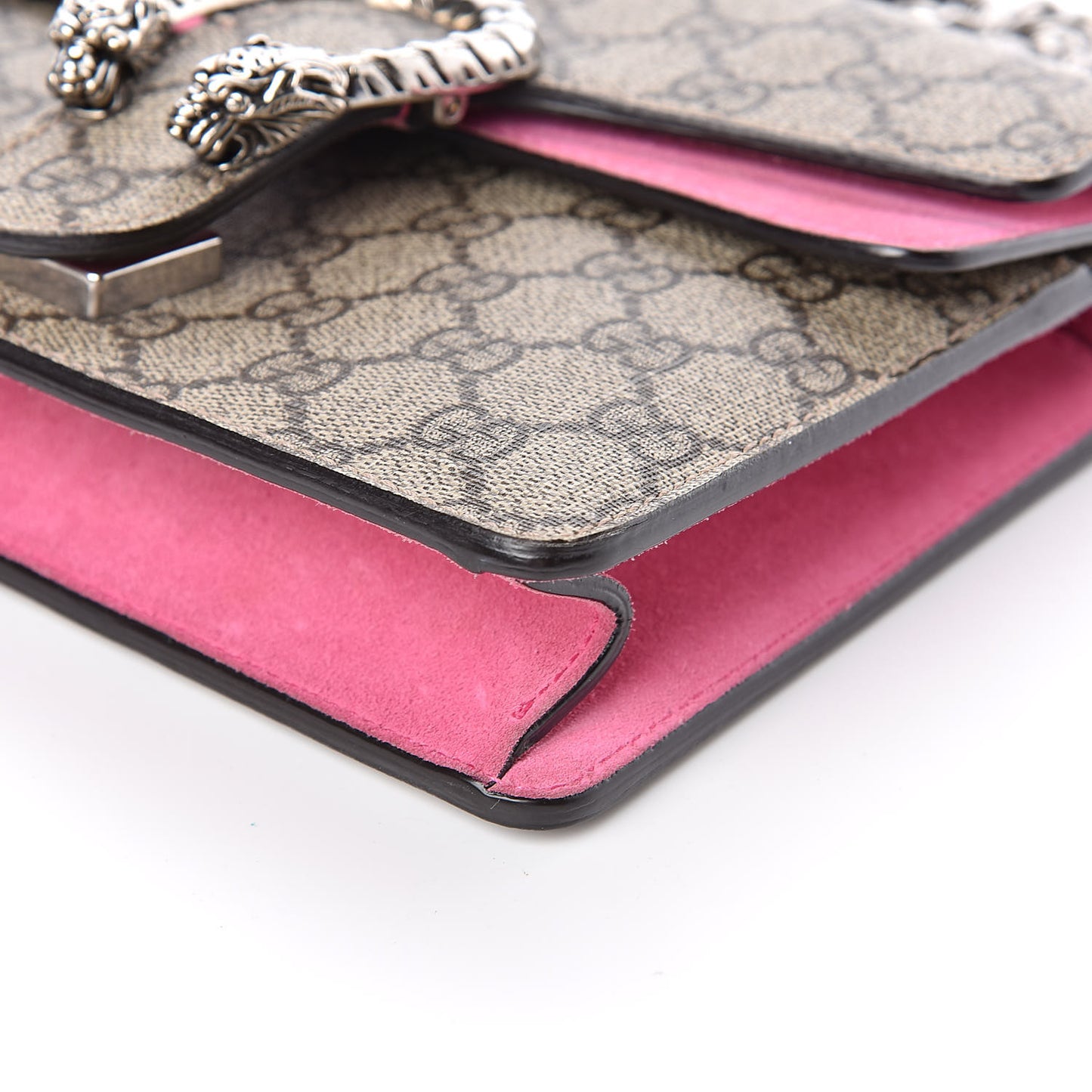 GG Supreme Monogram Mini Dionysus Shoulder Bag Pink