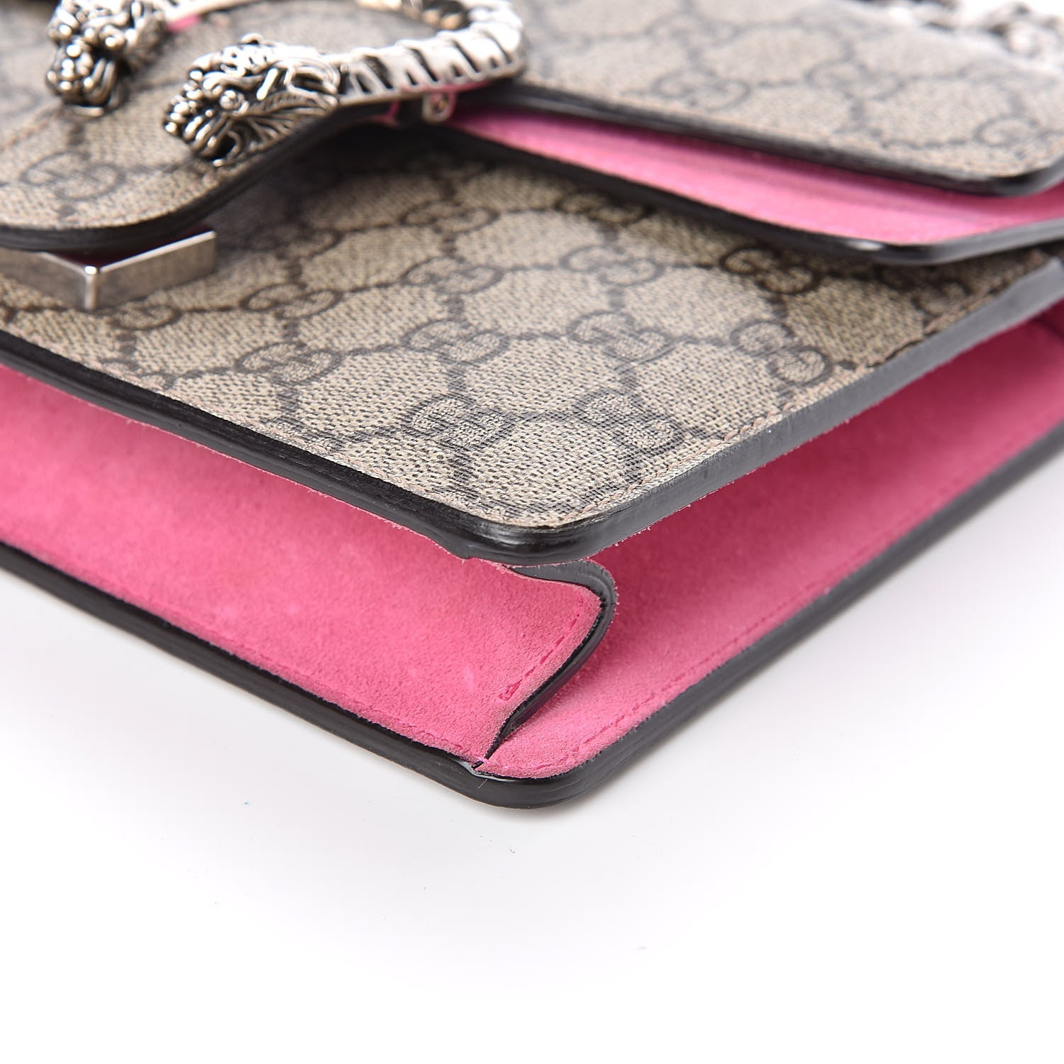 Gucci GG Supreme Monogram Mini Dionysus Shoulder Bag Pink 10 of 11