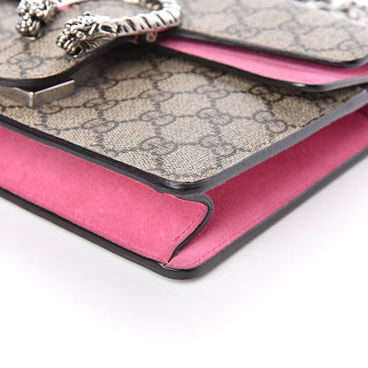 Gucci GG Supreme Monogram Mini Dionysus Shoulder Bag Pink 10 of 11