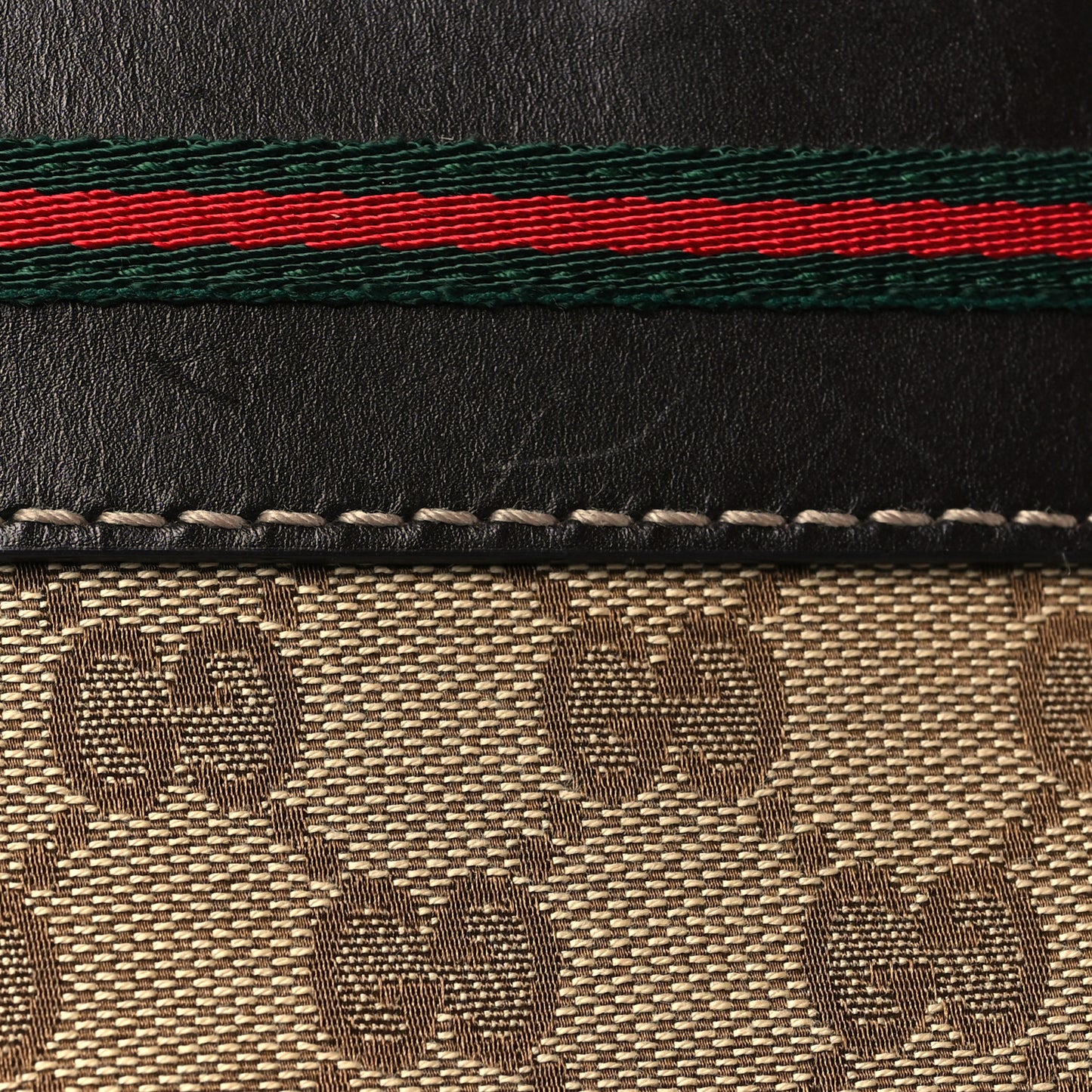 Monogram Web Medium Mayfair Tote Dark Brown