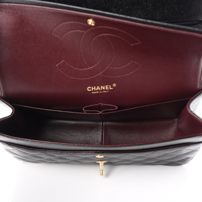 Chanel Caviar Quilted Jumbo Double Flap Black 5 of 11