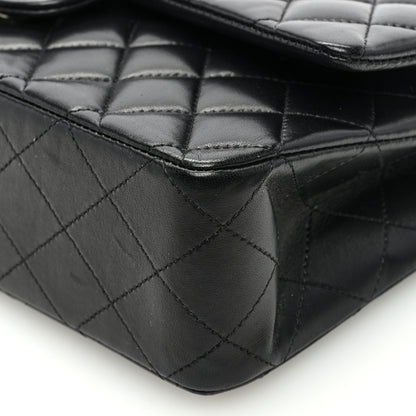 Chanel Lambskin Quilted Medium Double Flap Black 10 of 11