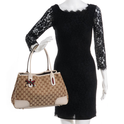 Gucci Monogram Medium Princy Tote Off White 2 of 9