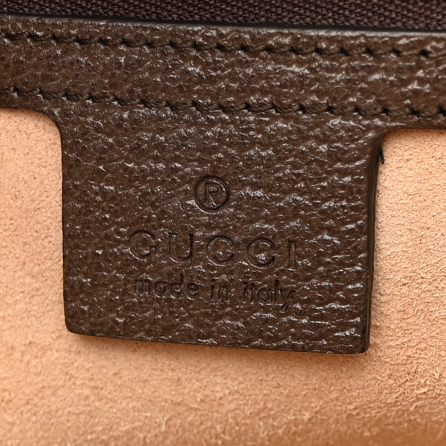 GG Supreme Monogram Textured Calfskin Web Medium Ophidia Shopping Tote Beige Ebony New Acero