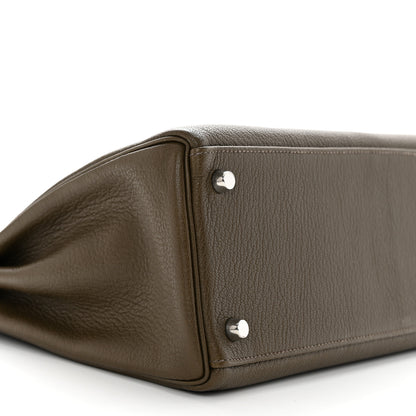 Hermes Chevre De Coromandel Kelly Retourne 32 Vert Olive 8 of 11