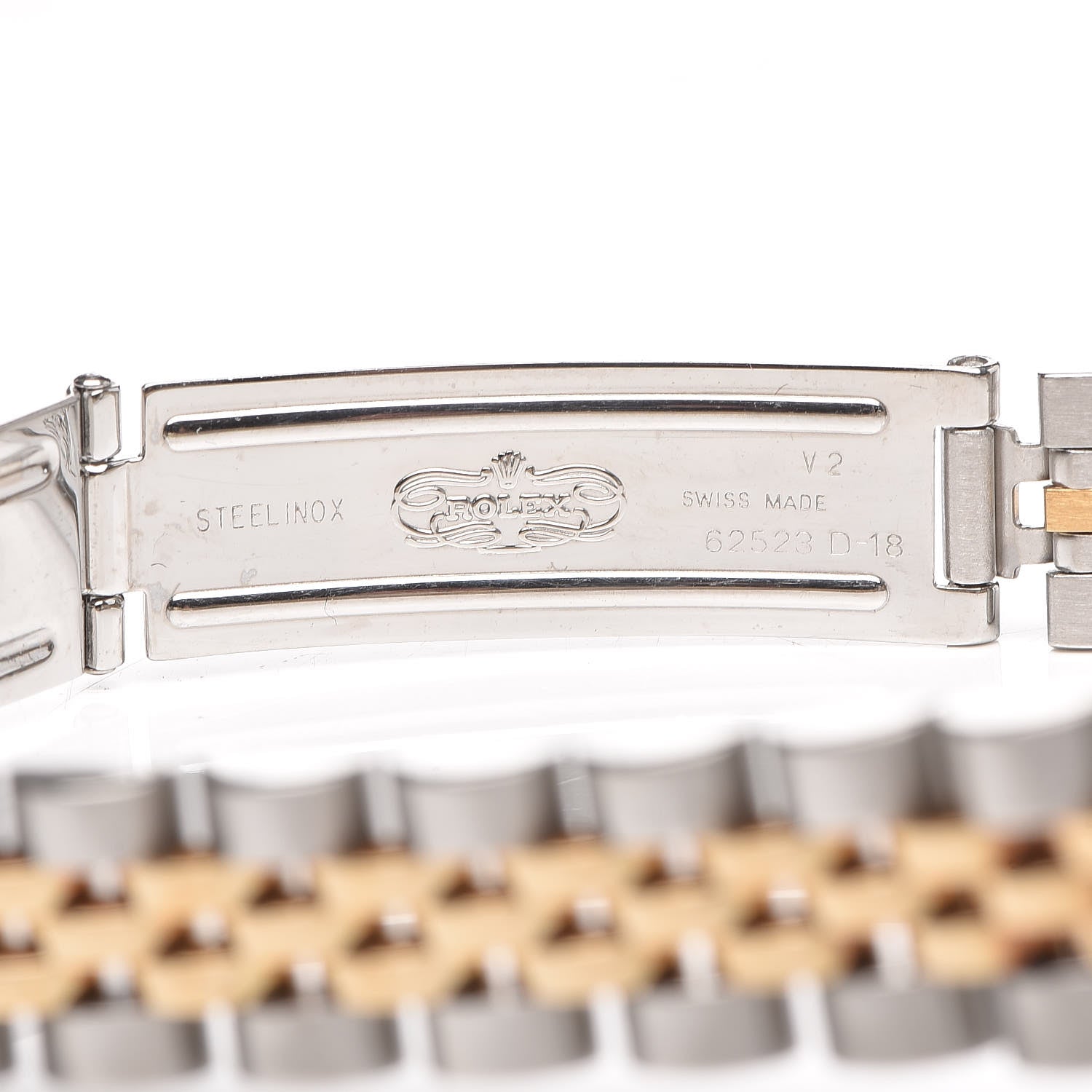 Rolex Stainless Steel 18K Yellow Gold 26mm Oyster Perpetual Datejust Watch Champagne 69173 7 of 7