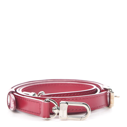 Louis Vuitton Calfskin 15mm Adjustable Shoulder Strap Fuchsia 1 of 5