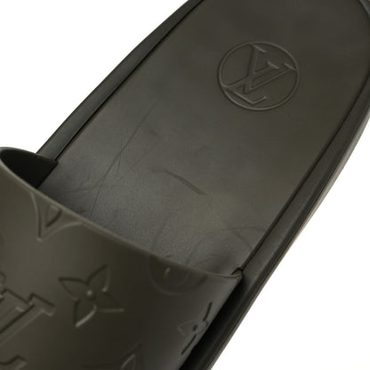 Louis Vuitton Rubber Monogram Embossed Sunbath Flat Mule 39 Kaki 8 of 8