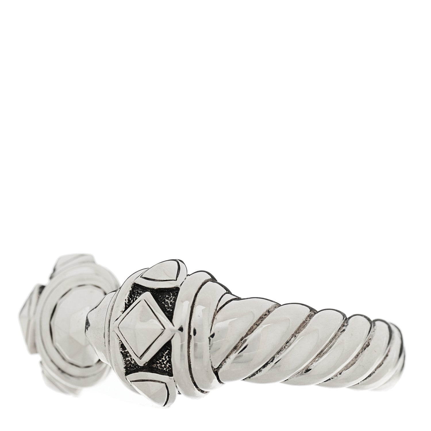 David Yurman Sterling Silver Renaissance Ring 54 6.75 3 of 5