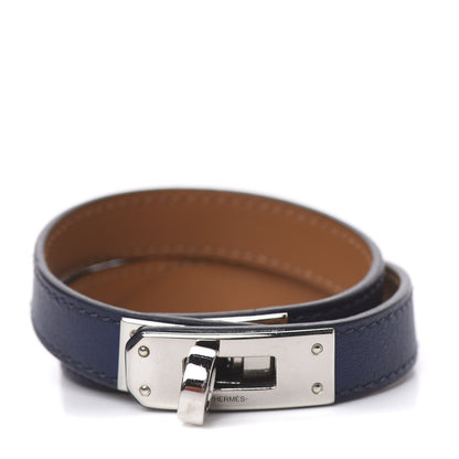 Hermes Swift Kelly Double Tour Bracelet S Bleu Saphir 1 of 8