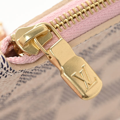 Louis Vuitton Damier Azur Neverfull MM GM Pochette Rose Ballerine 8 of 10