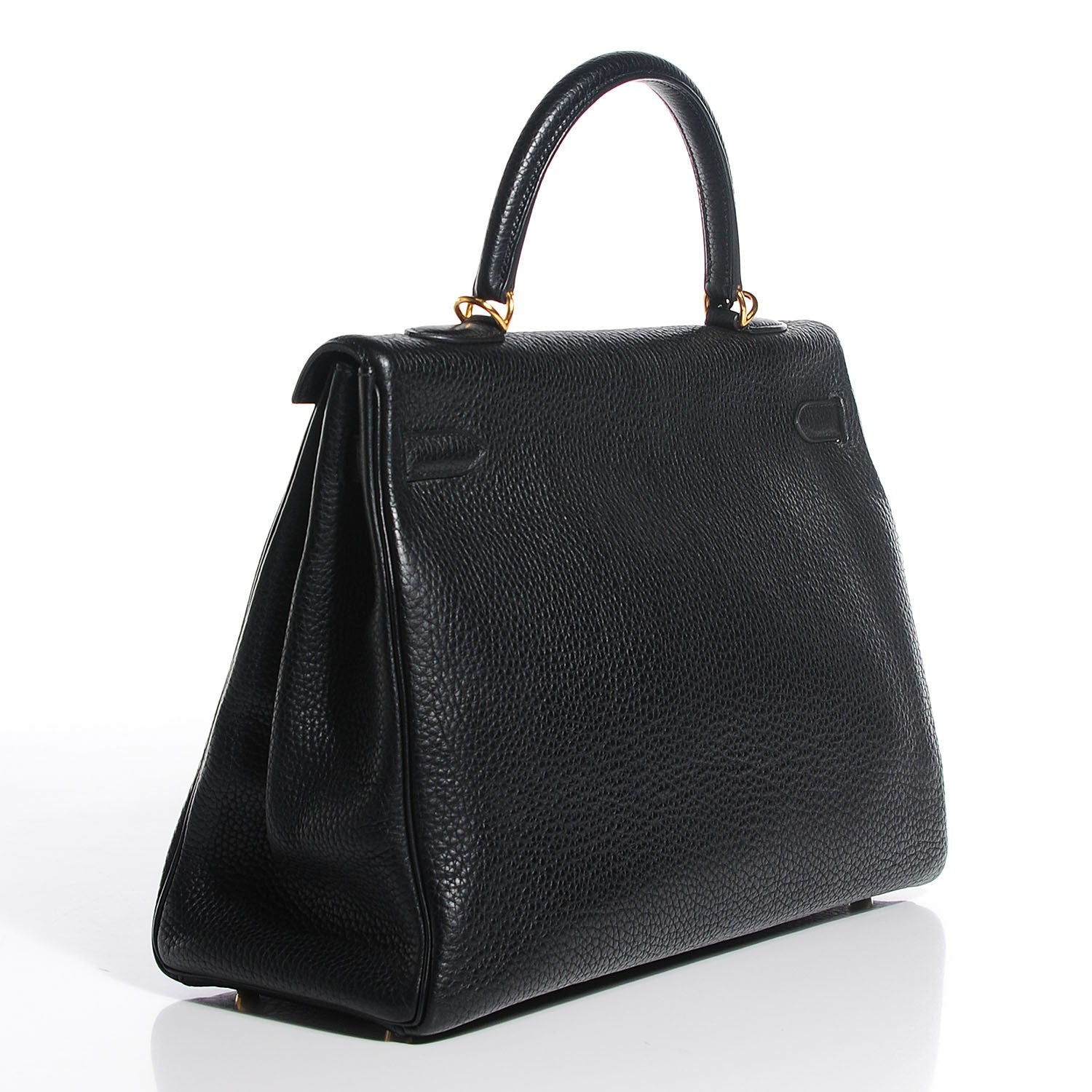 Hermes Fjord Kelly Retourne 35 Black 3 of 26