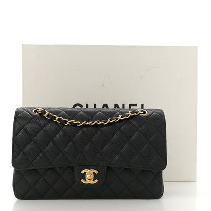 Chanel Caviar Quilted Medium Double Flap Black 13 of 13