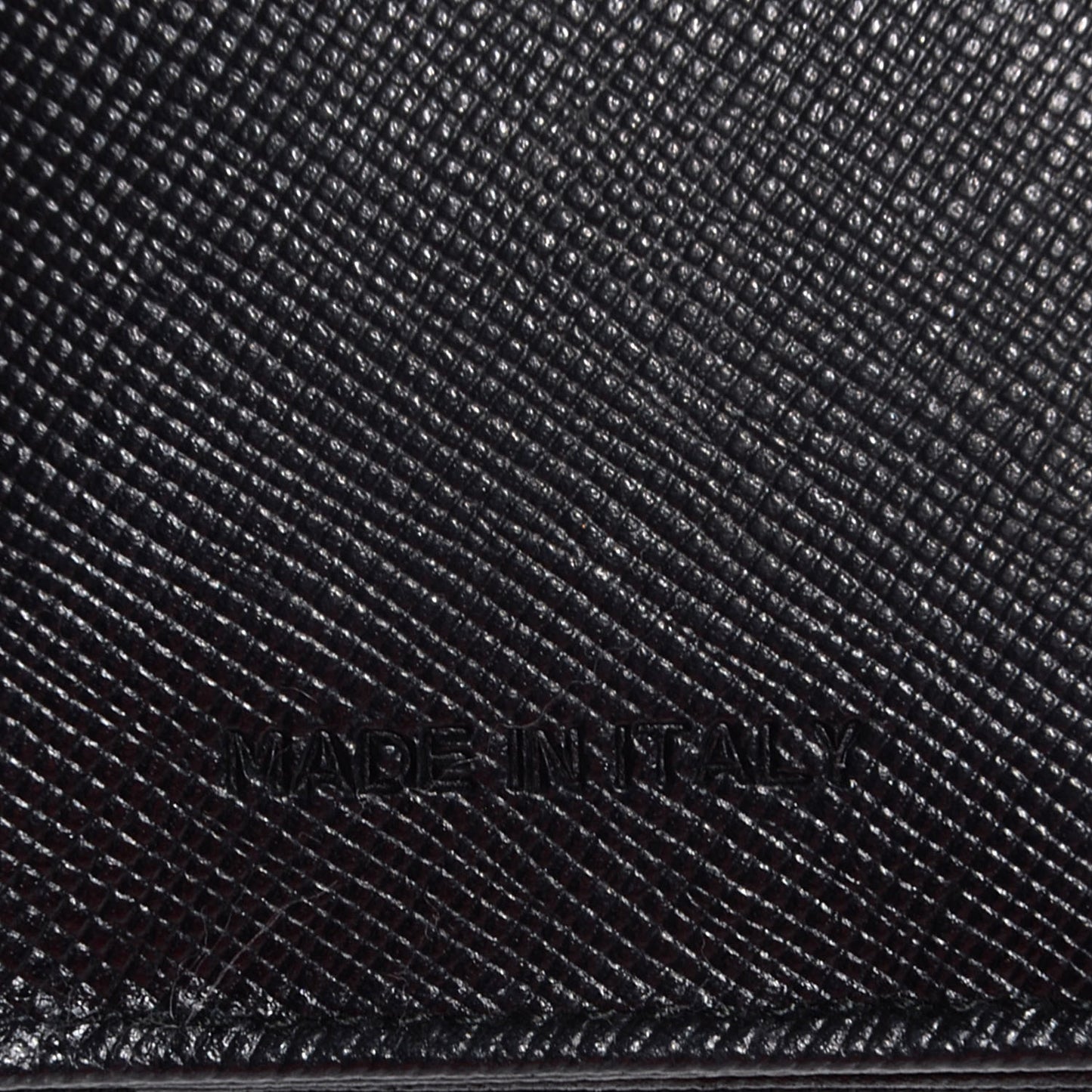 Tessuto Nylon French Wallet Nero Black