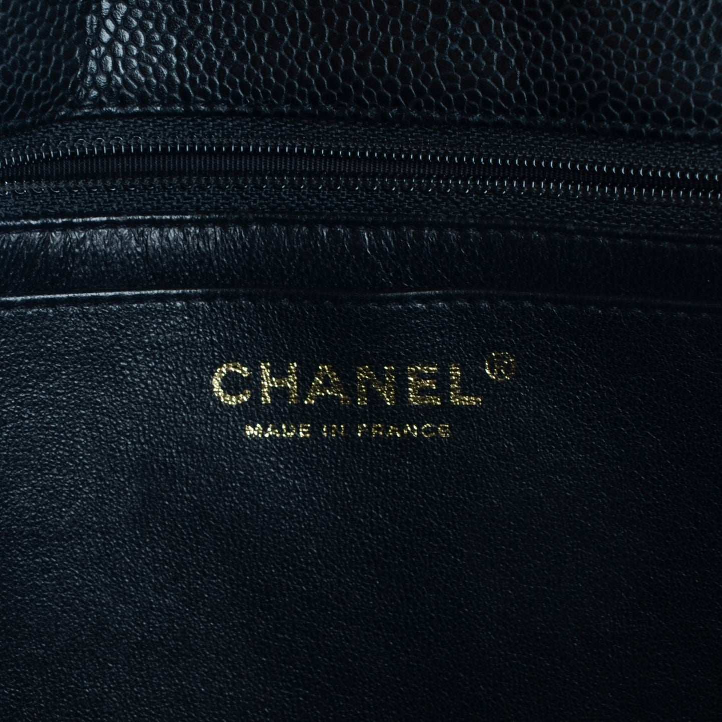 Caviar Quilted Jumbo Single Flap Black
