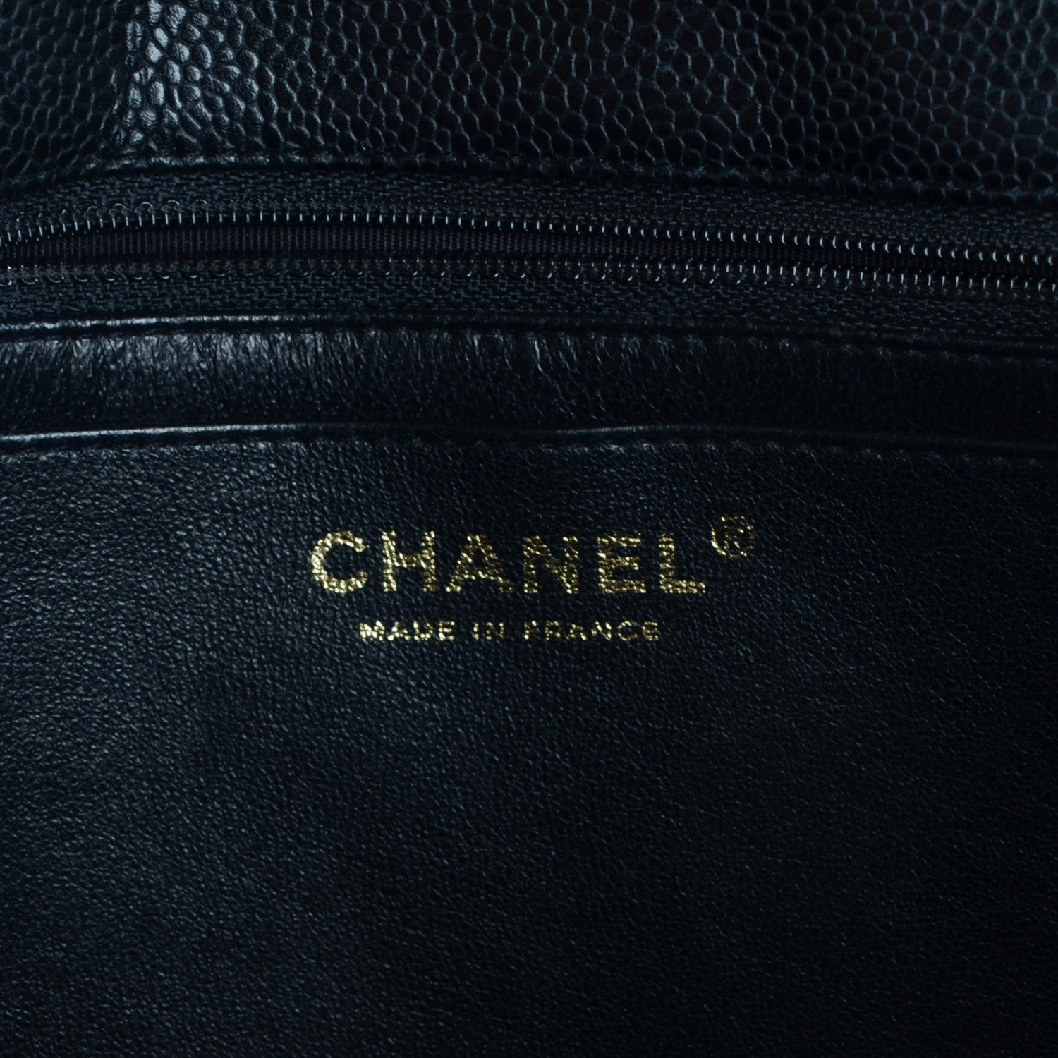 Chanel Caviar Quilted Jumbo Single Flap Black 6 of 8