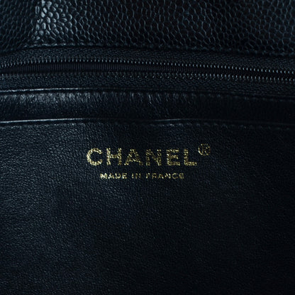 Chanel Caviar Quilted Jumbo Single Flap Black 6 of 8
