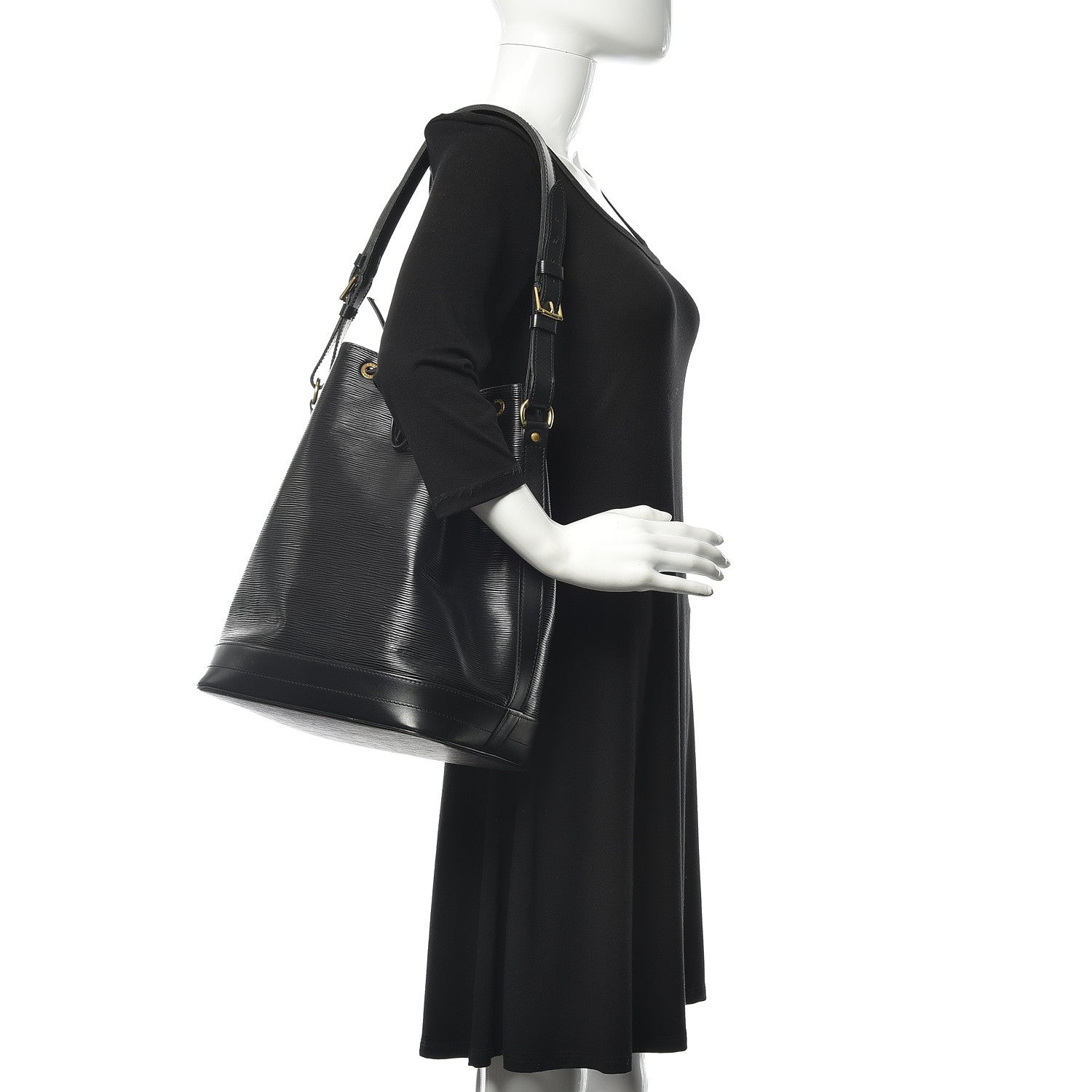 Louis Vuitton Epi Noe Black 2 of 11