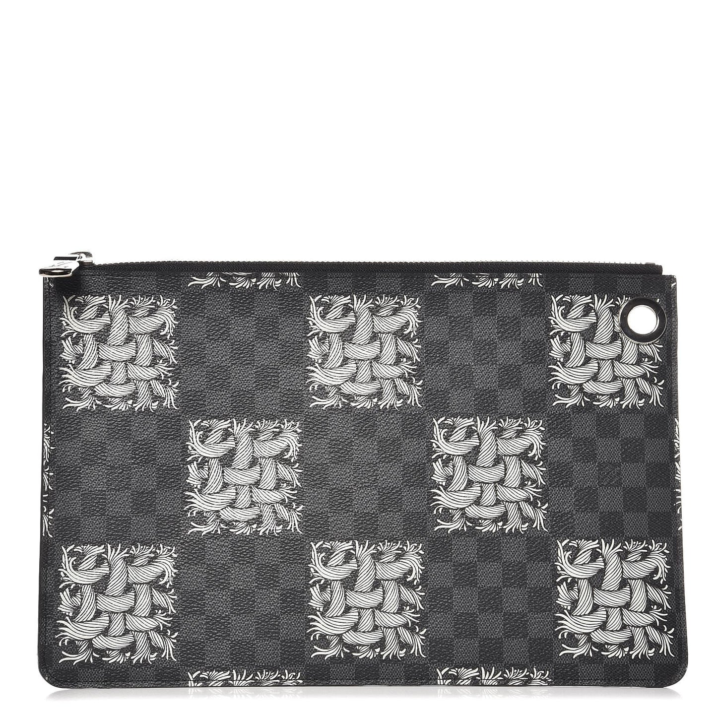 Damier Graphite Rope Pochette Jour PM White