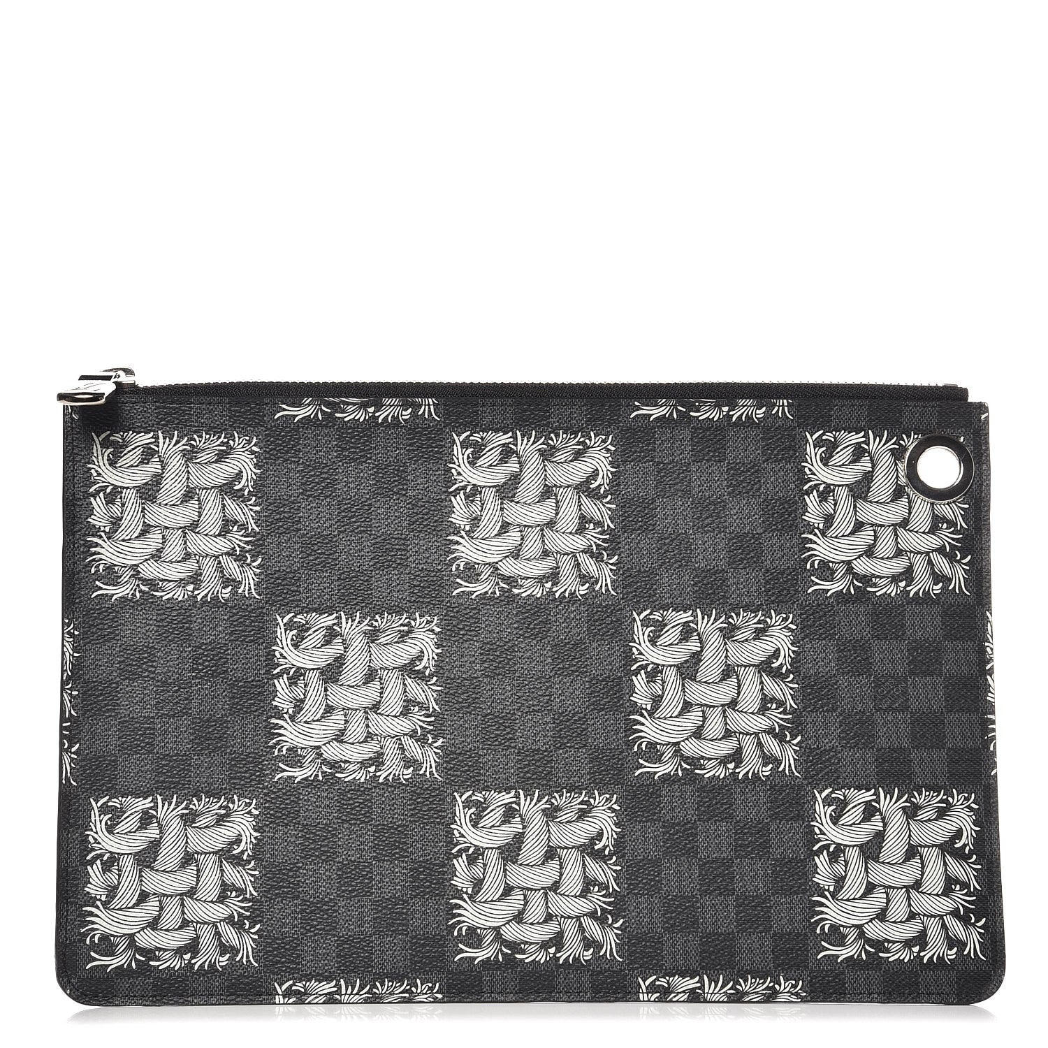 Louis Vuitton Damier Graphite Rope Pochette Jour PM White 1 of 7
