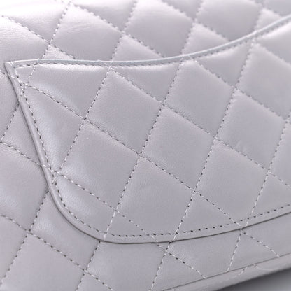Chanel Lambskin Quilted Mini Rectangular Flap Grey 9 of 12