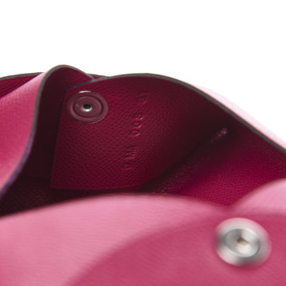 Hermes Epsom Calvi Card Case Rose Pourpre 6 of 7