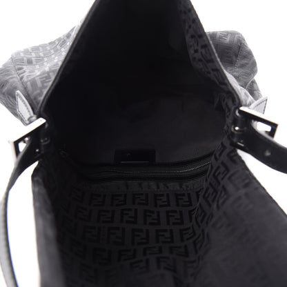 Fendi Zucchino Mama Baguette Black 5 of 10